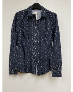 女士襯衫 LADIES SHIRT NAVY/WHITE