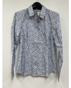 女士襯衫 LADIES SHIRT WHITE/BLUE